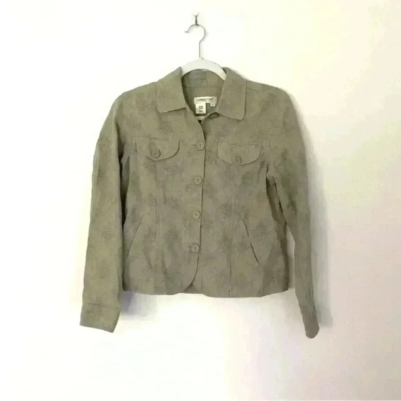 Coldwater Creek Women's Linen Blend Jacket Size XS - Picture 1 of 10